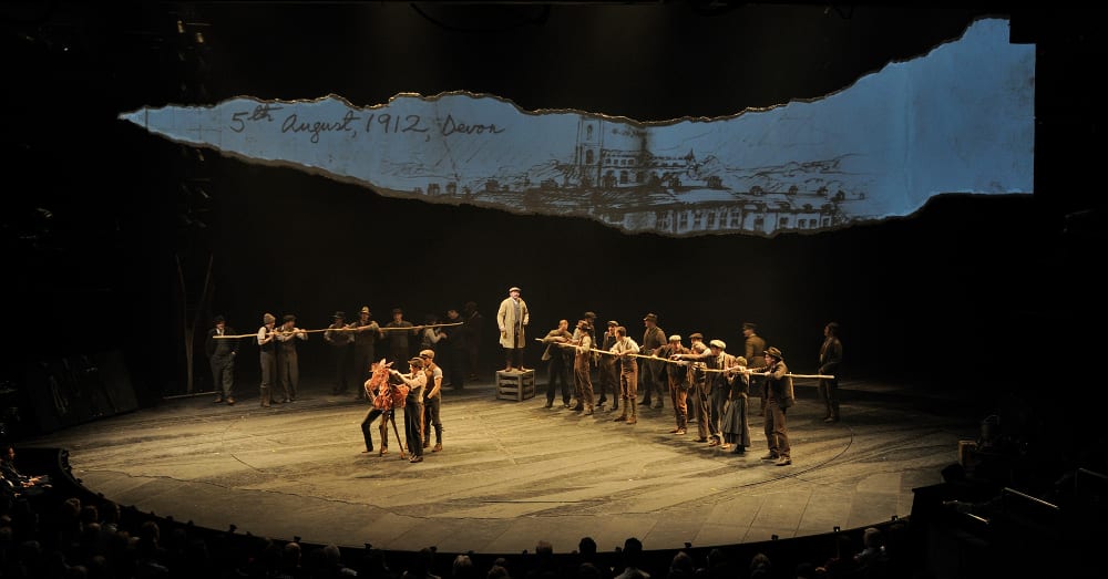 Scene from Warhorse.