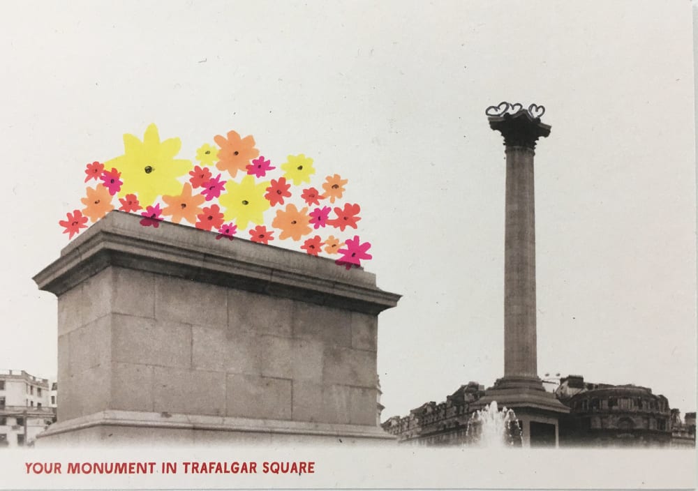 Photograph of Trafalgar Square Statues