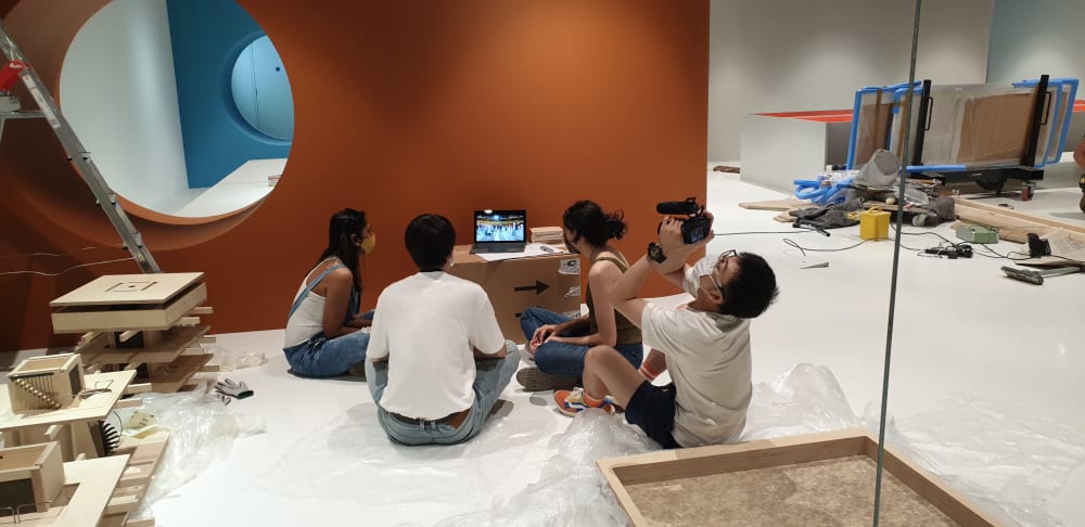 participatory work in the gallery