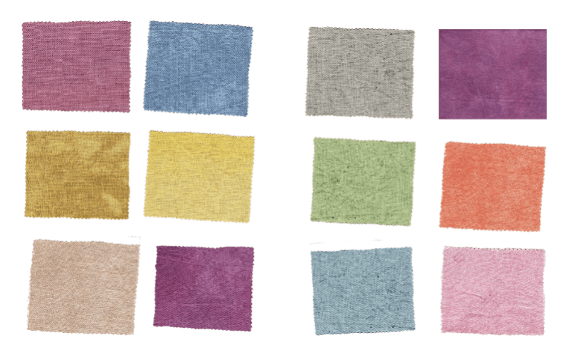 colour swatch textile samples