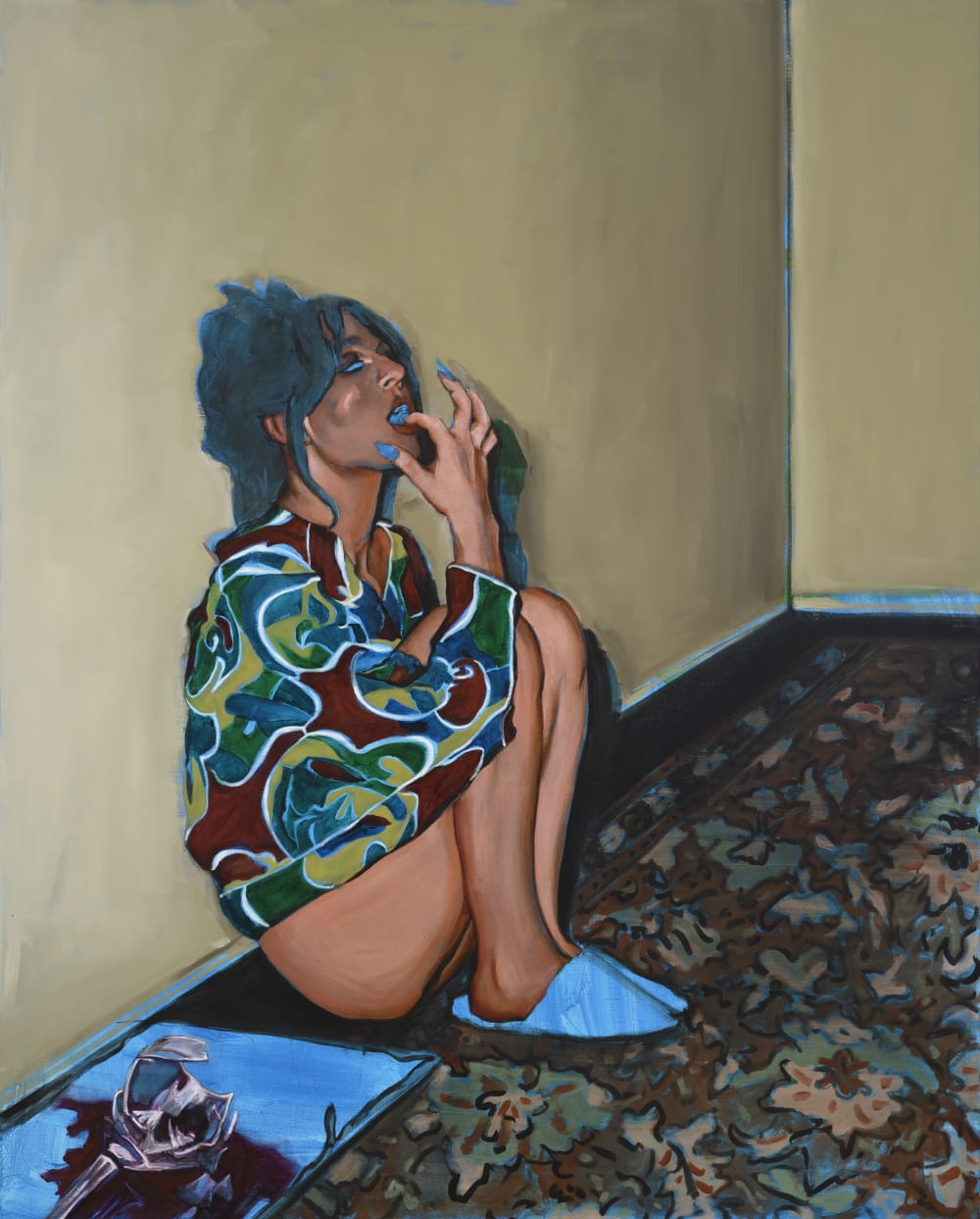 Stella Kapezanou's painting Whose Blood