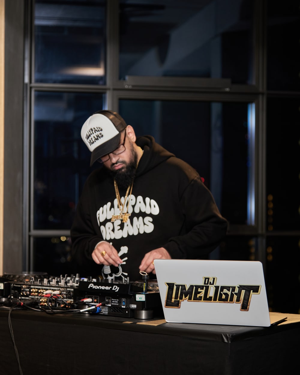 DJ performing