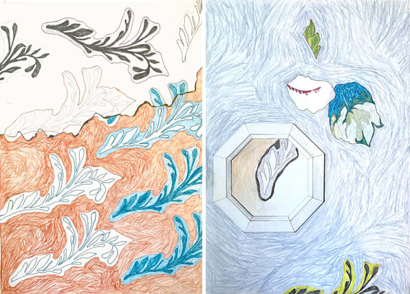 illustrative painting abstract