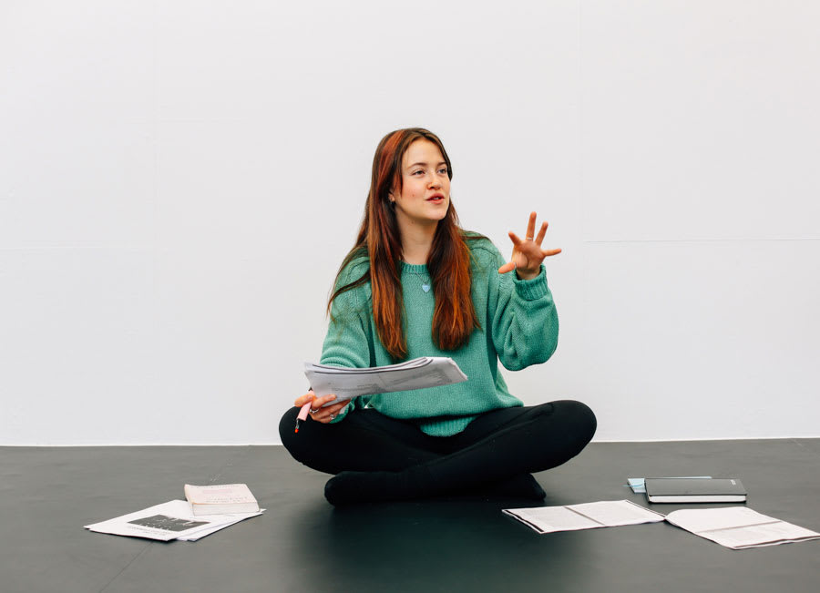 girl sitting