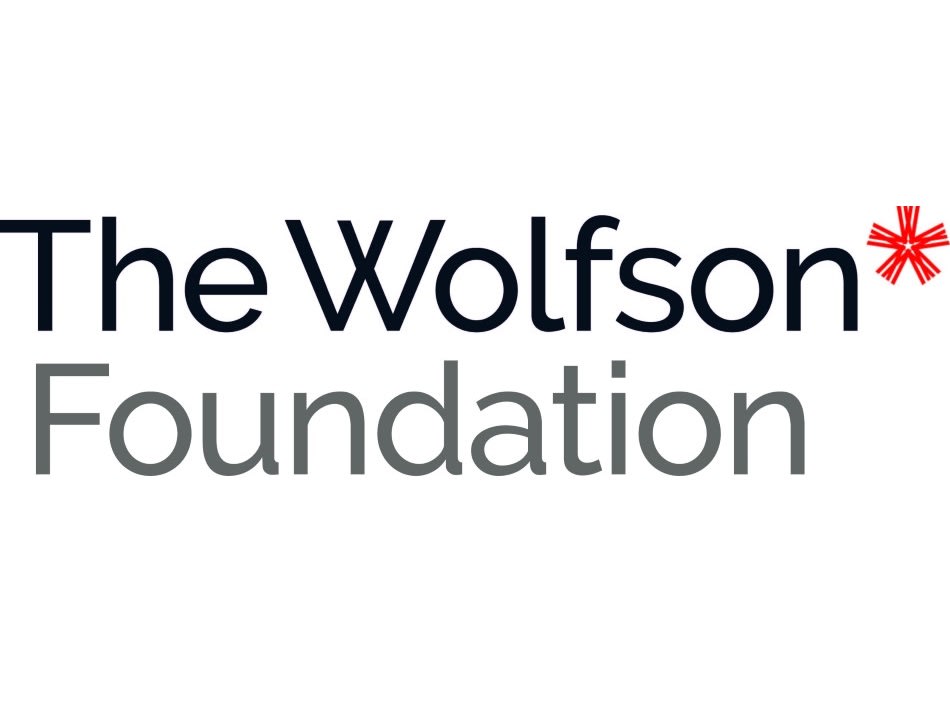 Logo with the text 'The Wolfson Foundation'