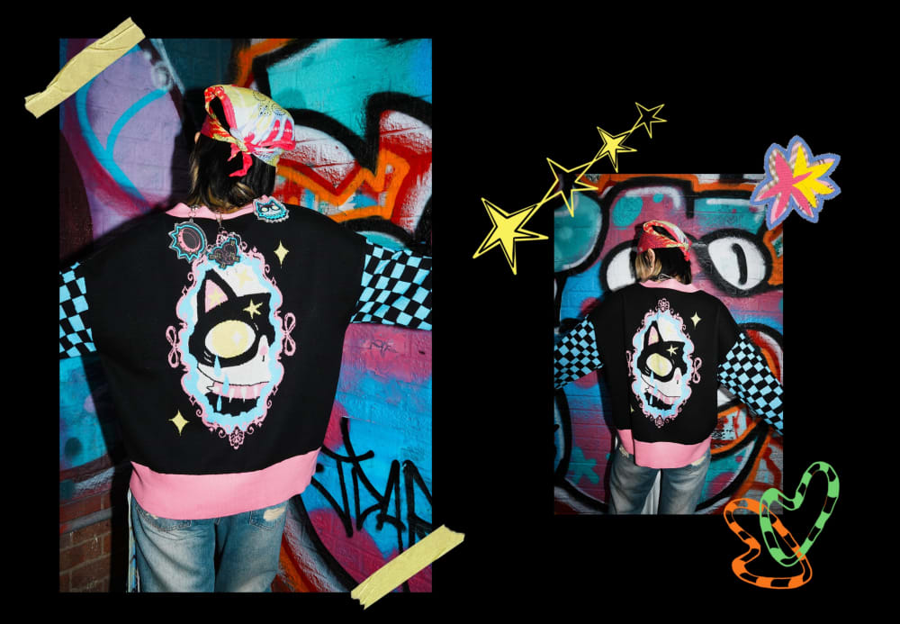 A person wearing streetwear