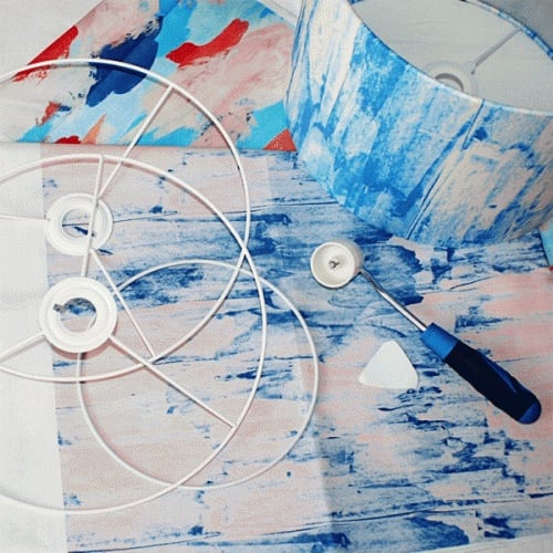 Material to make a lampshade