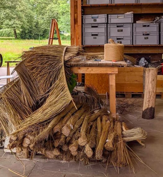 materials stacked up in the workshop