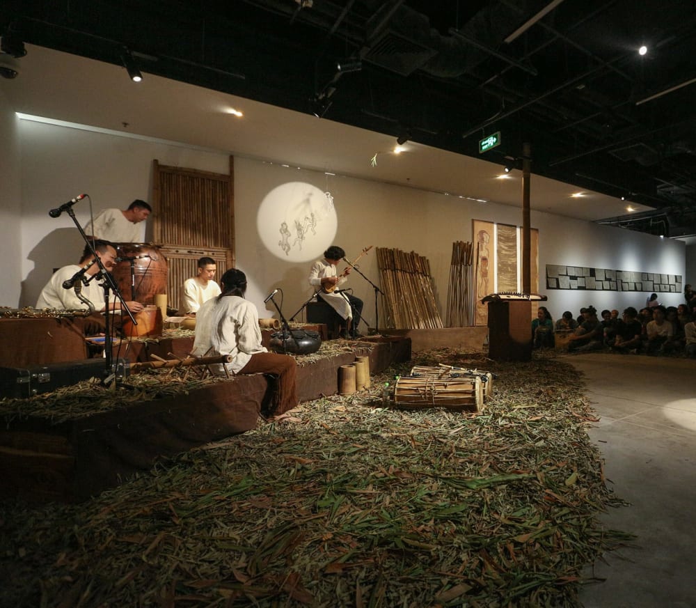 exhitbition installation various works