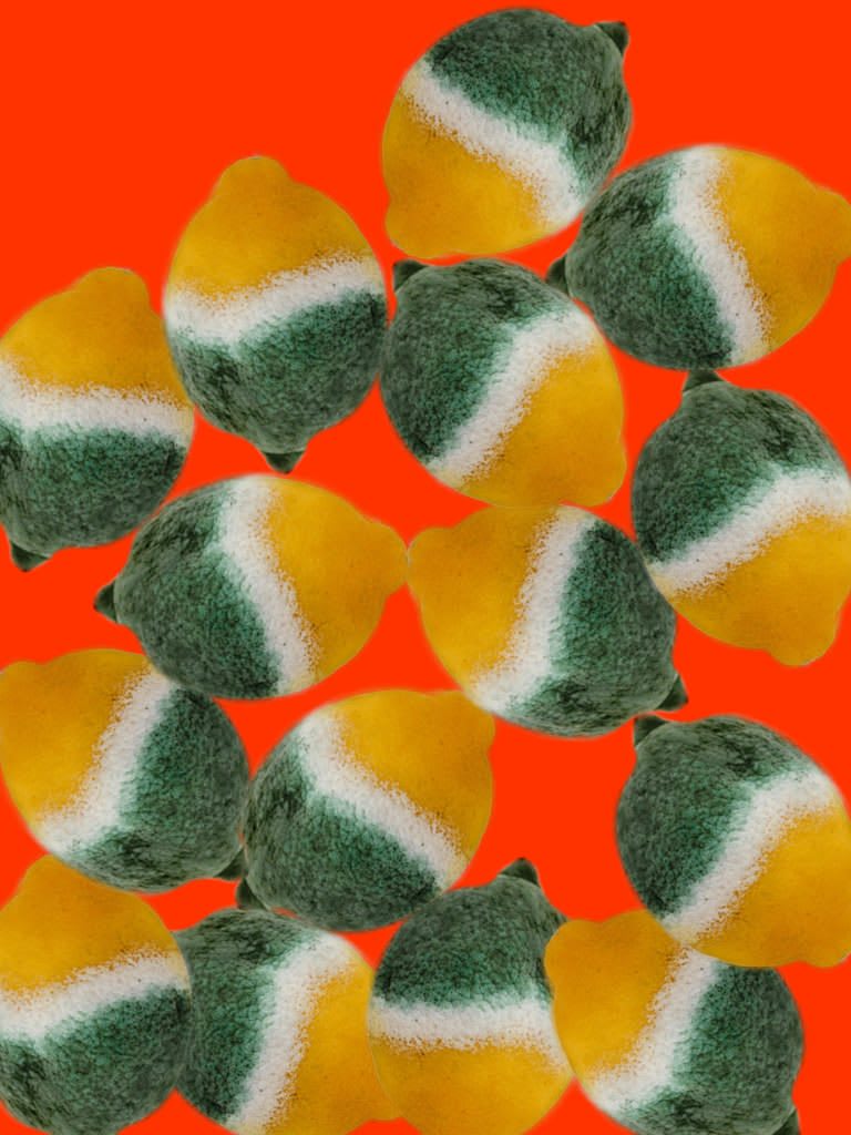 A still from an animation of half moldy lemons