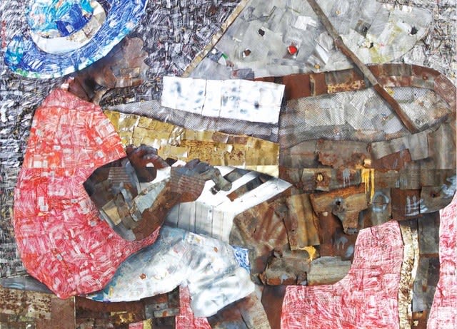 Painting by Rom Isichei