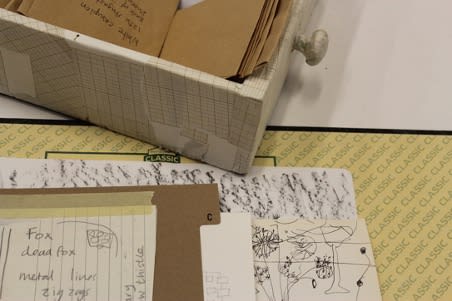 Drawings and notes; installation Triangle Space, Chelsea. October 2021