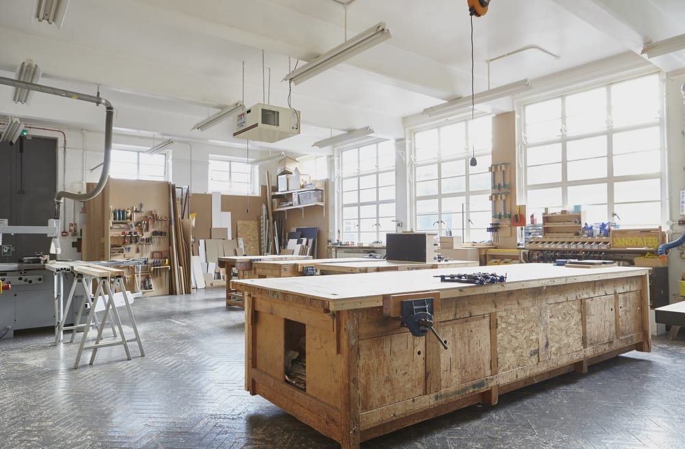 Wimbledon wood workshop.