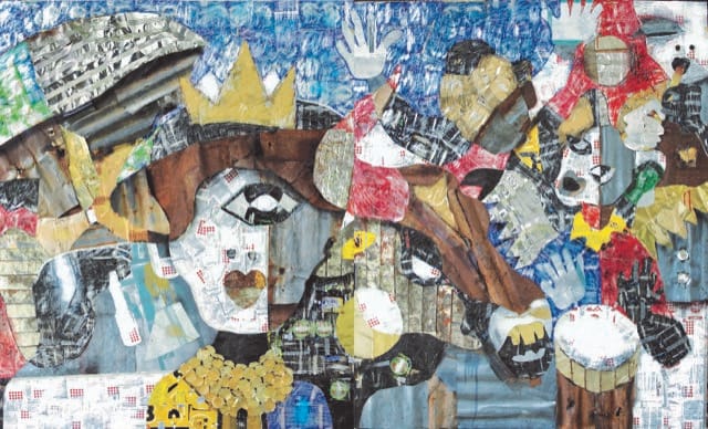 Painting by Rom Isichei