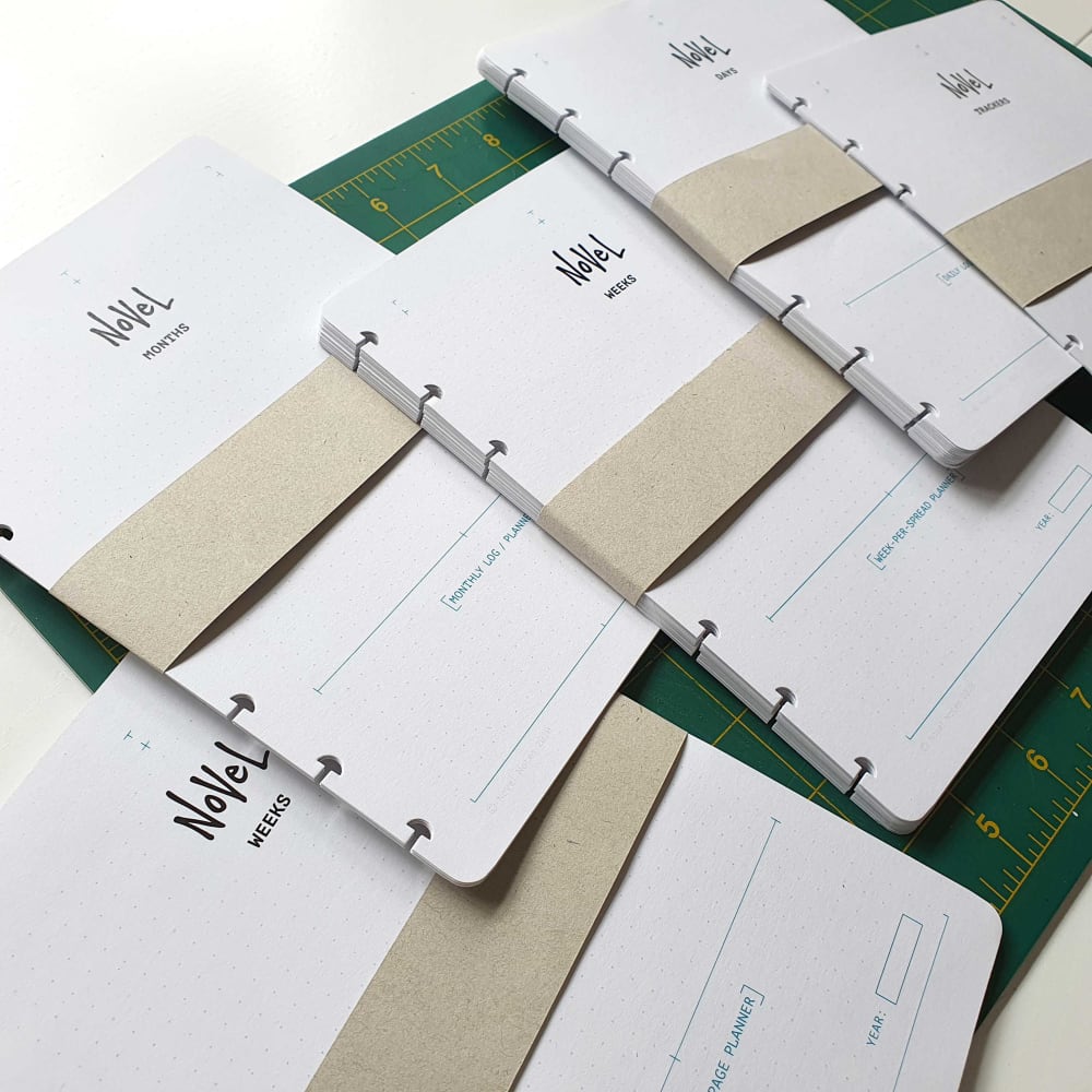 Photo of a selection of notebooks by Novel Notes