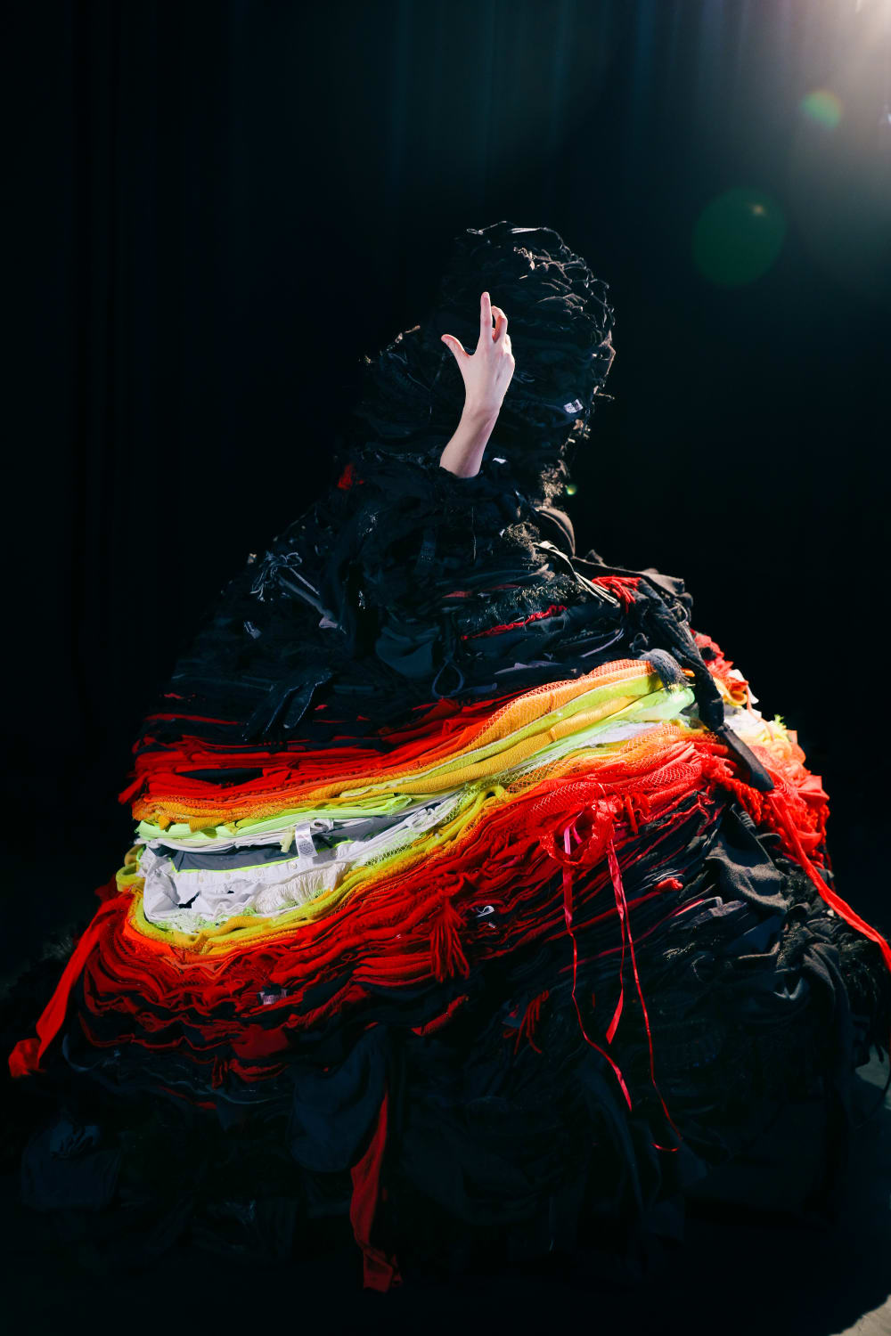 Waste Mountain concept design by MA Costume for Performance student Jessica Curry