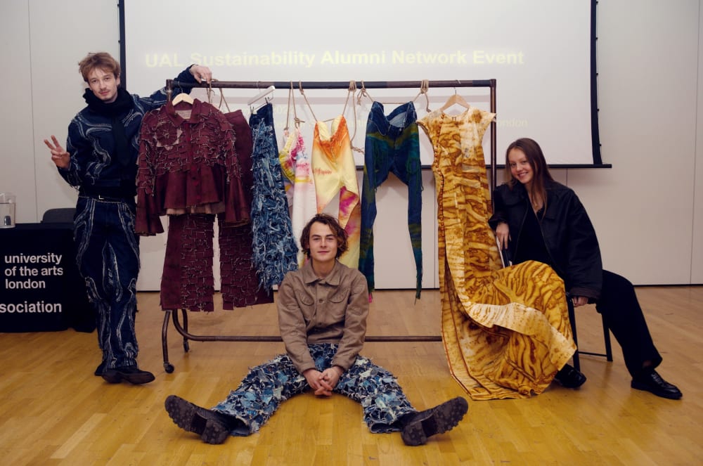 models wearing sustainable clothes