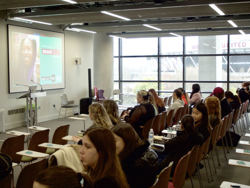 LCF x Maybelline Brave Talk event attendees. Photography by Una Lote Andzane