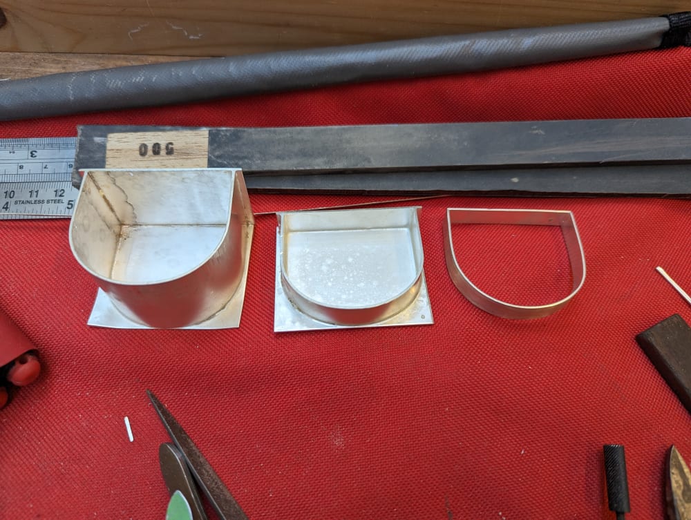 Silver box, lid and bezel