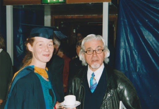 Andrew and Vanessa at Graduation in 2003