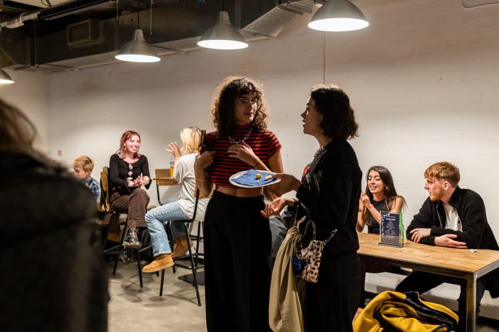 Postgraduate attendees at the Mixer