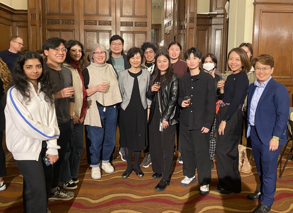 NAFA staff and students meet Head of Chelsea, Camberwell and Wimbledon Colleges of Arts, Pro Vice-Chancellor, University of Arts London, Jane McFadyen