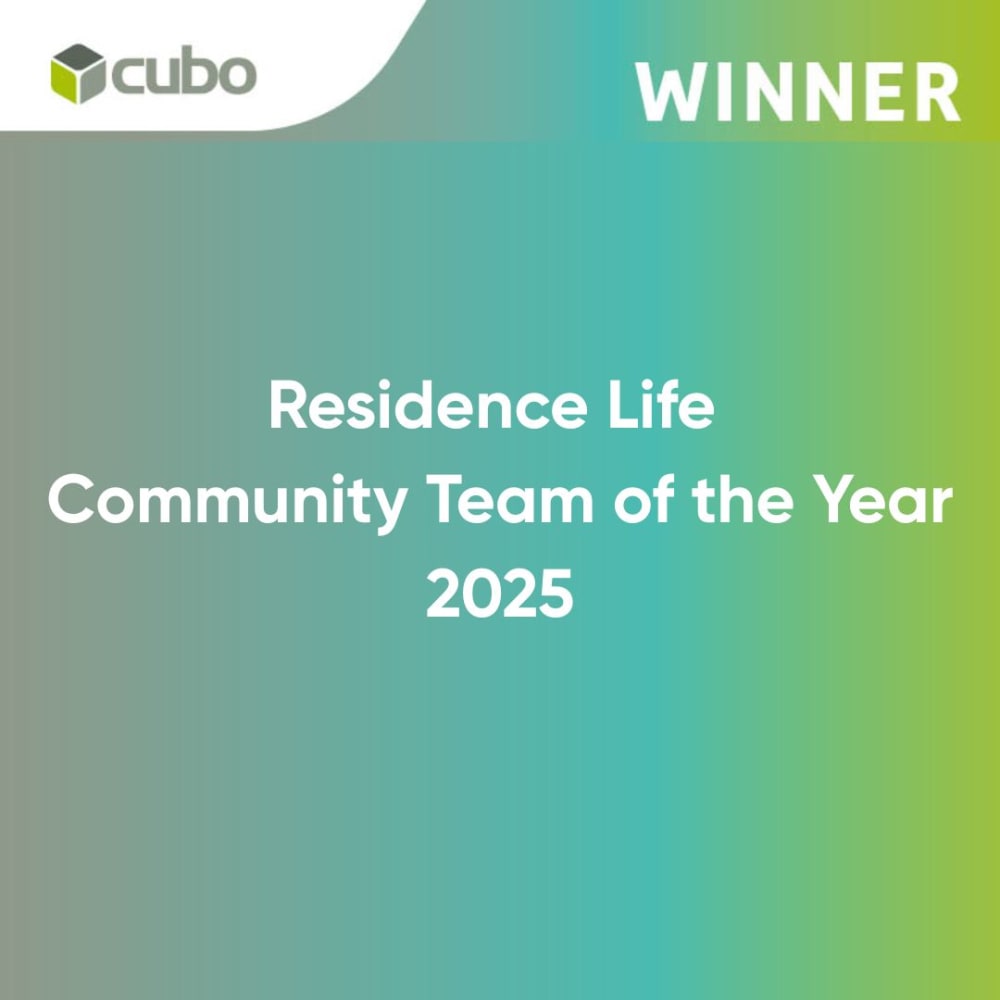 Cubo Award Residence Life Community Team of the Year 2025