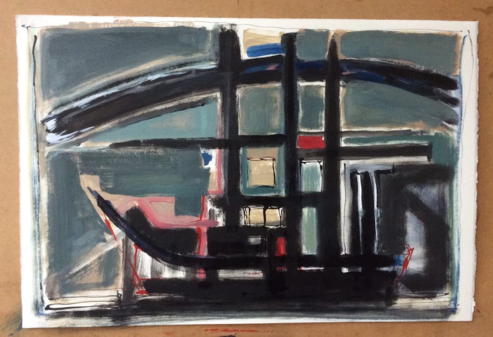 Painting by Andrew Aarons from 2018