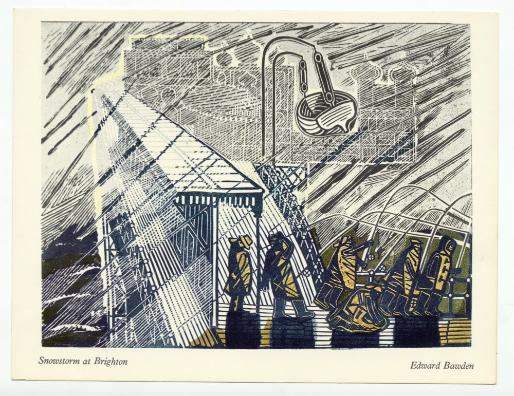 Edward Bawden, Snowstorm at Brighton