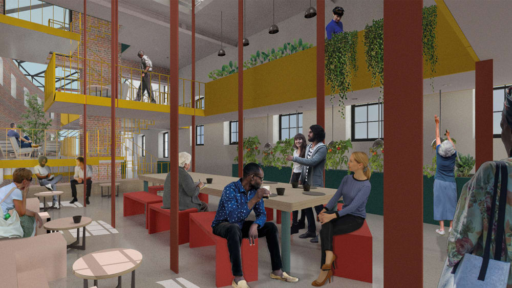 Illustration of community interior