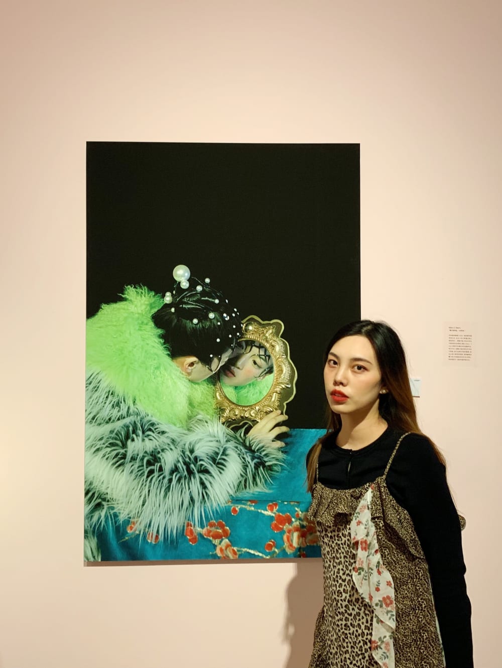 Judy Sheng on a chair