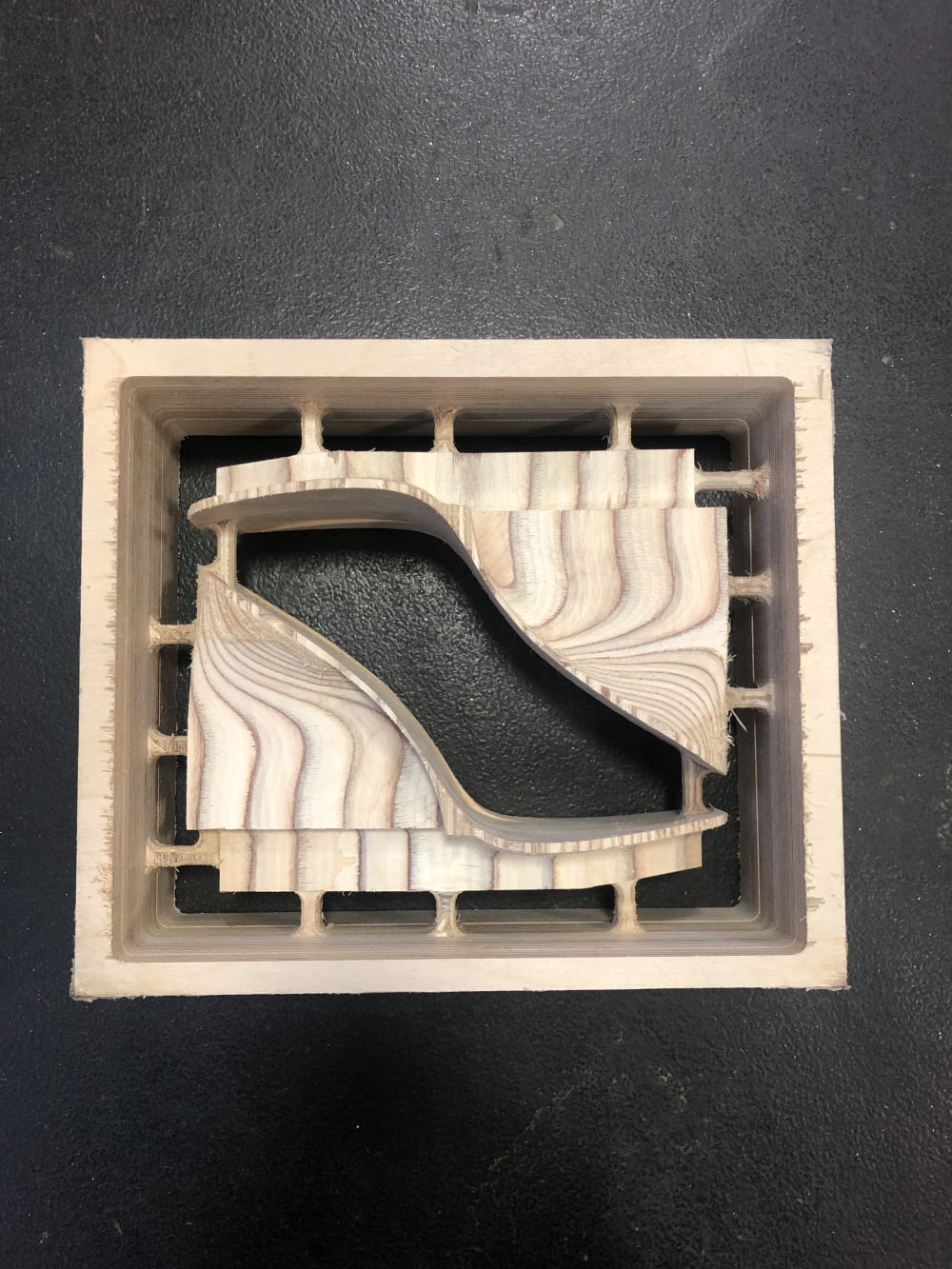 Wooden shoes in block