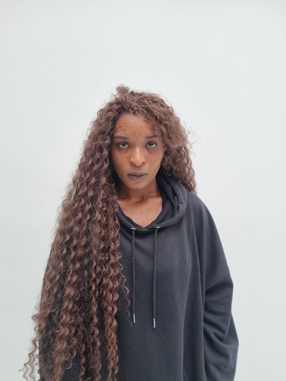 A woman posing for the camera