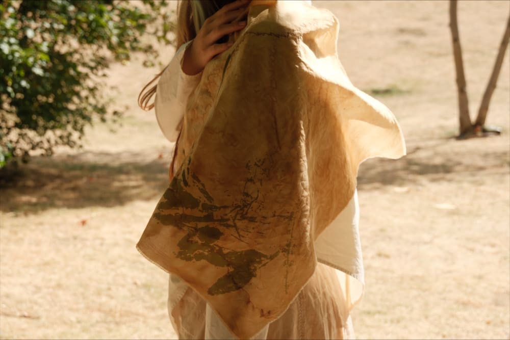 Model wearing look 2 of Shadow Series 