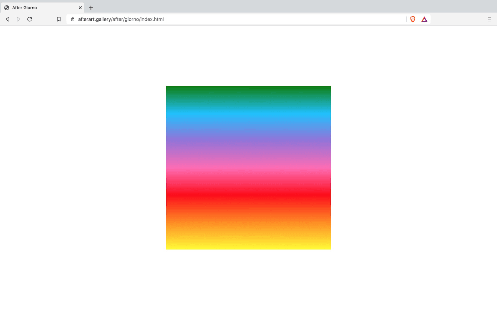 image of rainbow lines down a rectangle format digital image