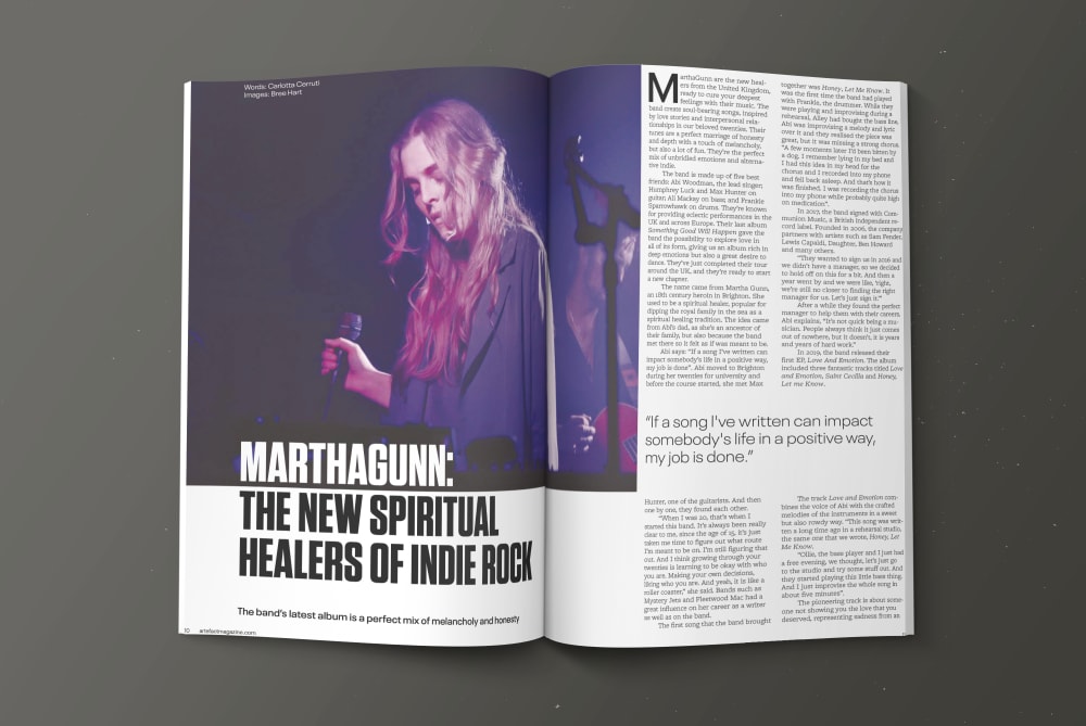 Artefact magazine mockup