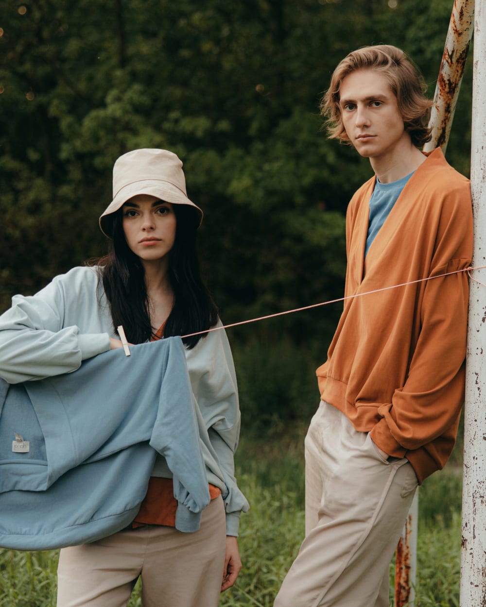 models wearing YQUAL clothes