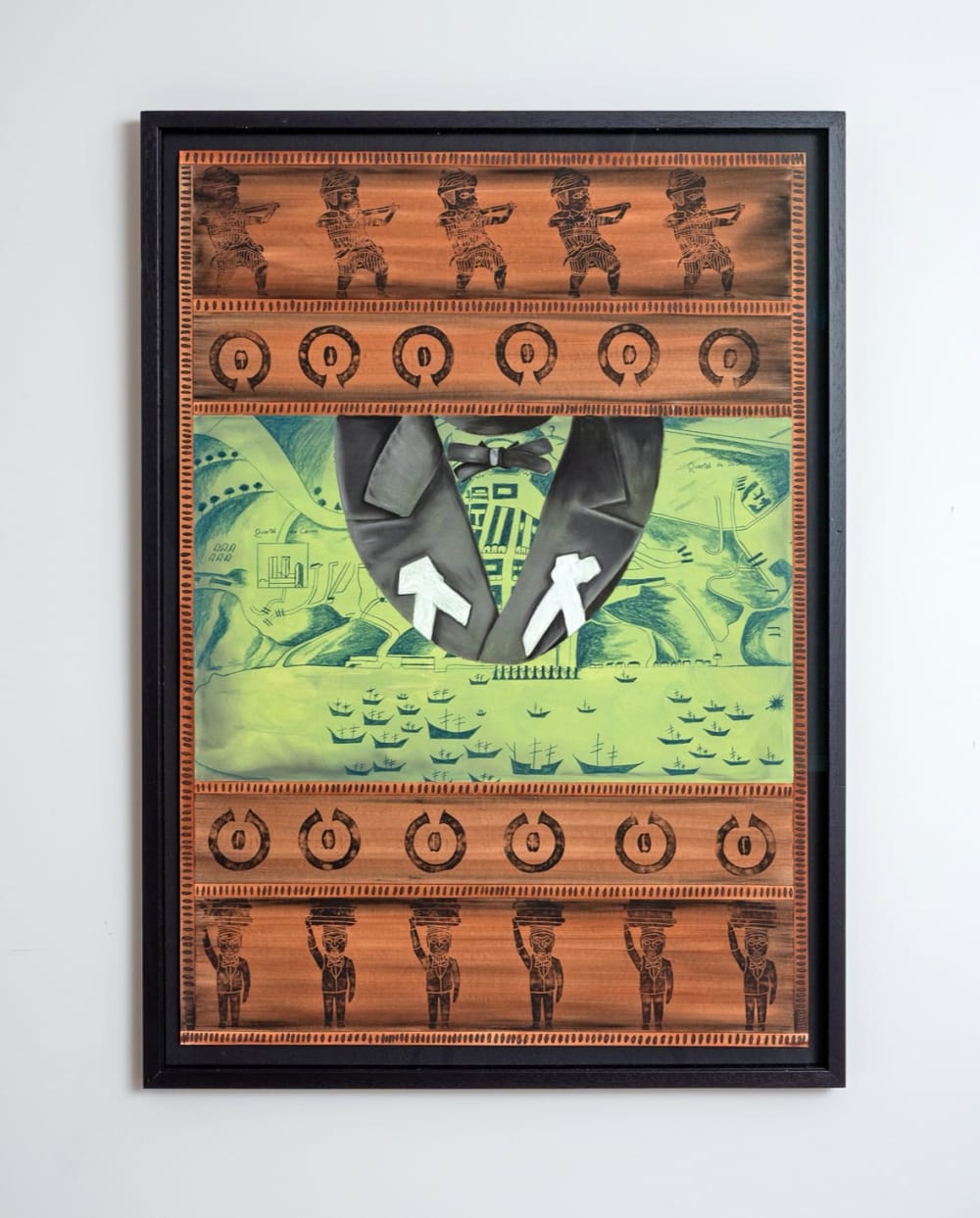 Mixed media painting