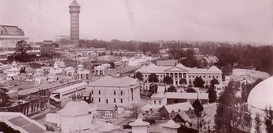 Original photo from Festival of Empire from 1911 hosted at Crystal Palace in London