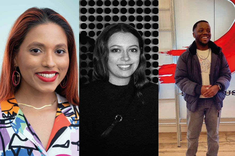 Portraits of 3 participants