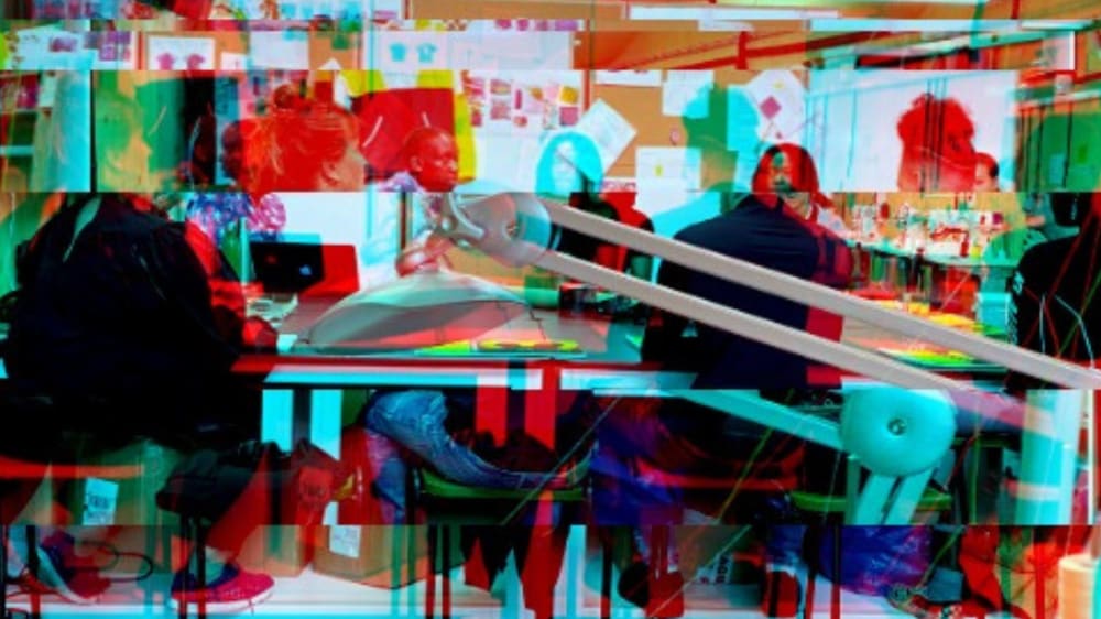 LCC Creative Technology Lab Teaching. Original photo: Tom Lynch