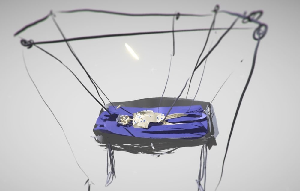 A 3D graphic created using Virtual Reality tools.