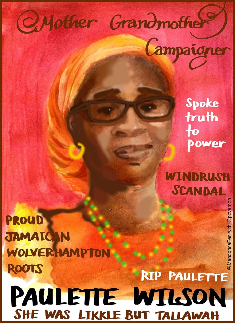 Portrait of a female campaigner