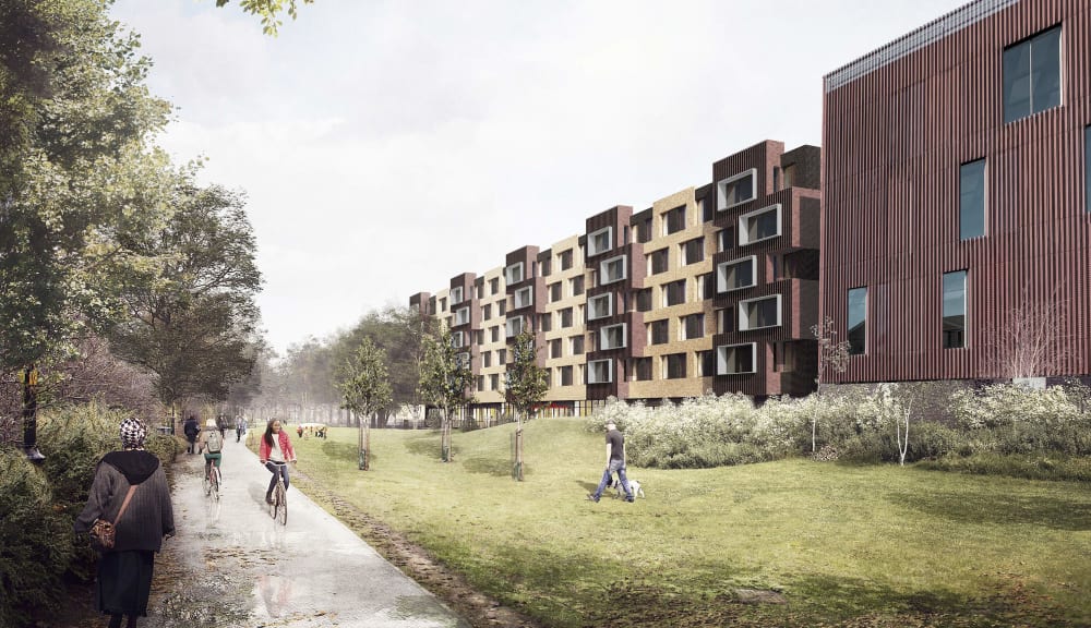 Architects digital render of Eagle Wharf