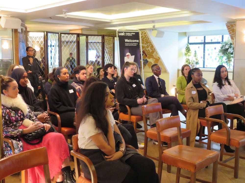 Student Q&A at LCF Founders Club event