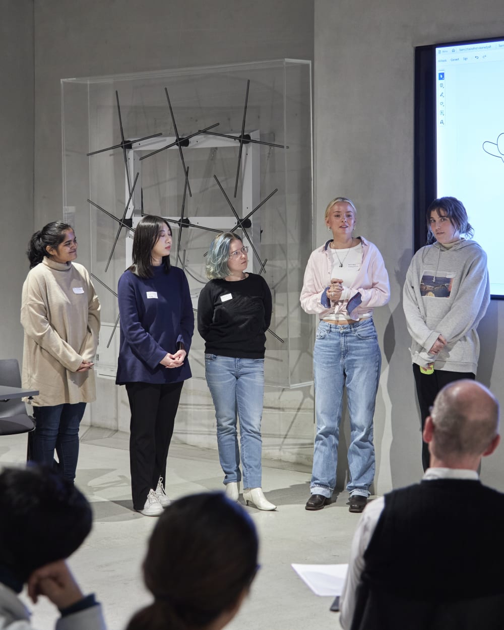 Winning team pitching at the LCF Hack