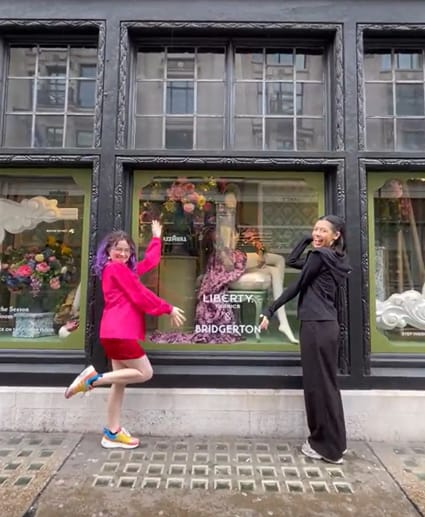 BA Costume for Performance Liberty X Bridgerton collab