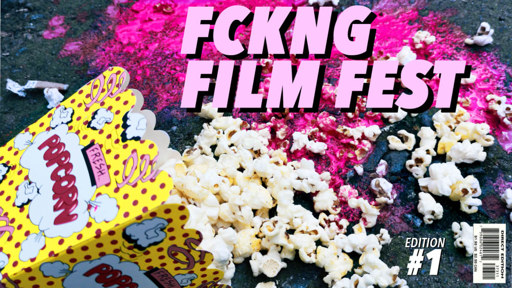 Popcorn knocked over on the floor