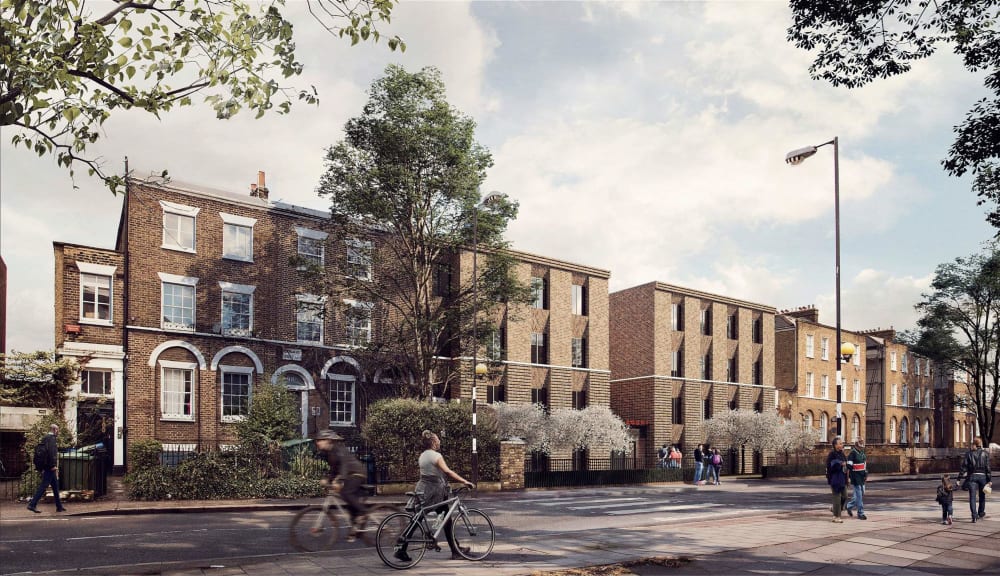 Architects digital render of Eagle Wharf