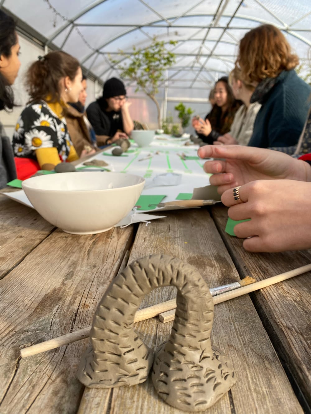 group of people gathered around a table